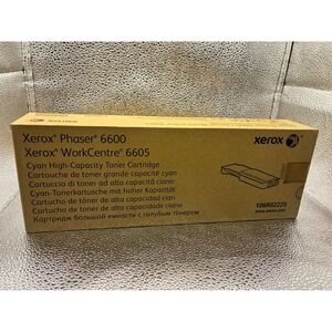 Xerox 106R02225 Cyan High-Capacity Toner Phaser 6600 WorkCentre 6605 New OEM